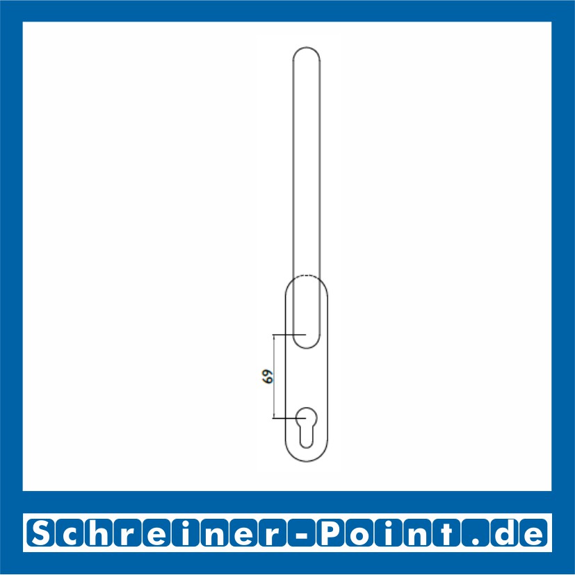 blaugelb Hebe- Schiebetürgriffe HSG 1020